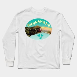 Muriel Loves Bahnahnah (mint color) Long Sleeve T-Shirt